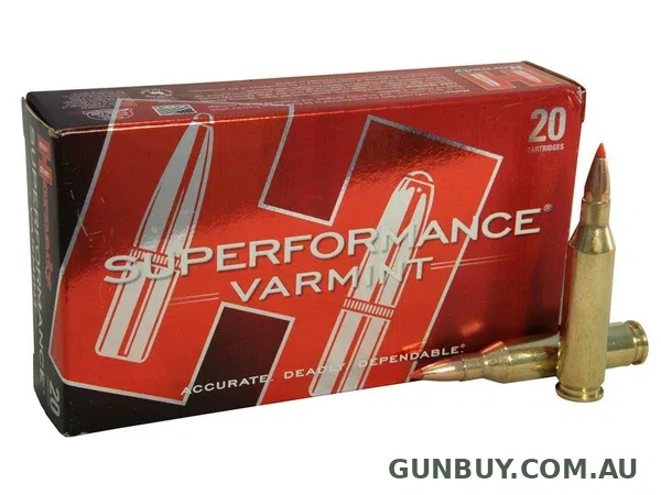 Hornady Superformance Varmint Ammunition 75 Grain V-Max (20pk)