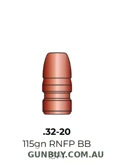 Boyne Bullet Company 115 Grain Round Nose Flat Point Bevel Base (RNFP BB) (750pk)