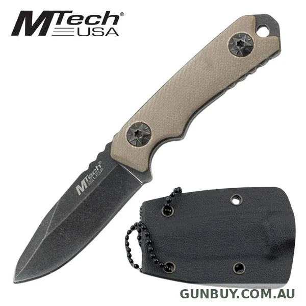 MTech G10 Handle Fixed Blade Knife
