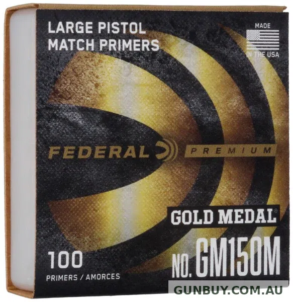 Federal Premium Gold Medal Large Pistol Match Primers #150M (100pk)