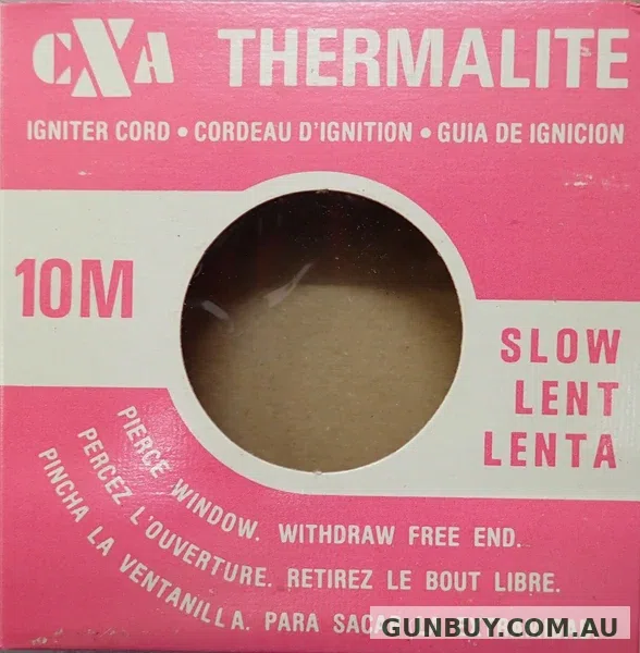 CXA Thermalite Igniter Cord 10M Slow (Cannon fuse) (CXASLOW10)