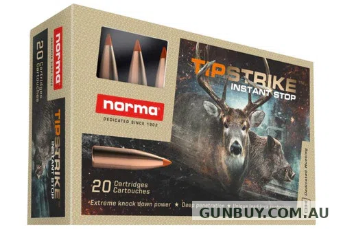 Norma Tipstrike Varmint Ammunition 55 Grain Polymer Tip (20pk)