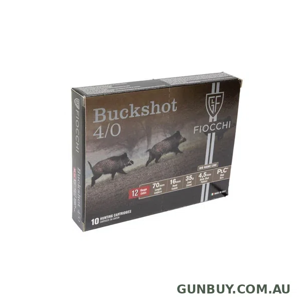 Fiocchi Big Game 12 Gauge 35 Grain 4/0 Buckshot (10pk)