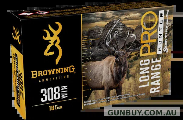 Browning Long Range Pro Hunter Ammunition 165 Grain Sierra Gameking (20pk)