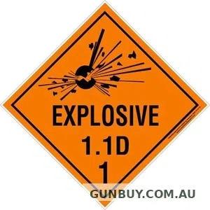 Explosive 1.1D Label / Sticker Pack (20 stickers)