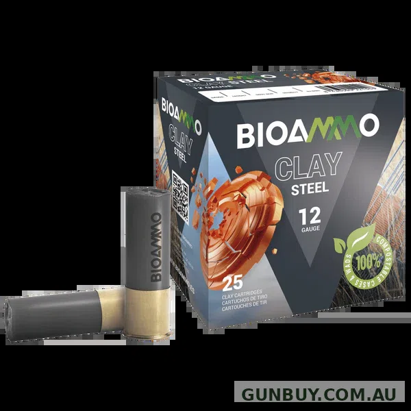 BIOAMMO CLAY STEEL 12G 7 2-3/4" 28GM (25pk)(BRS2870)