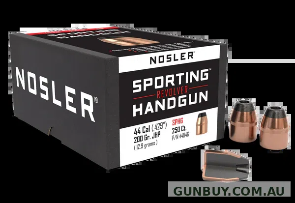 Nosler Sporting Handgun Bullets 200 Grain Jacketed Hollow Point (250pk)