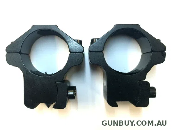 Osprey 3/8" Dovetail Rimfire 1" Medium Scope Rings Aluminum