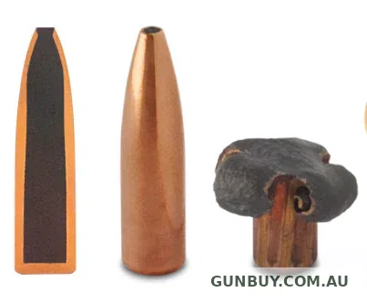 Woodleigh Bullets 35 Caliber (358 Diameter) 250 Grain Weldcore RNSP (50pk)