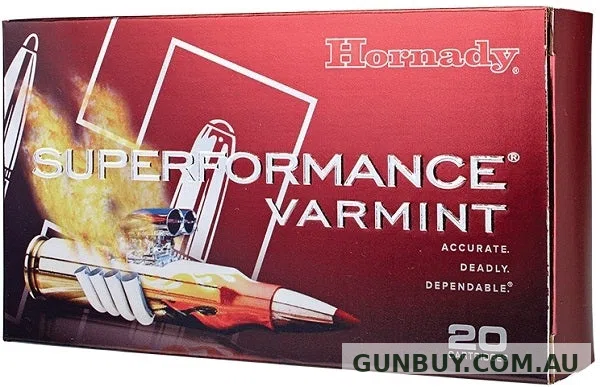 Hornady Superformance Varmint Ammunition 22-250 Remington 35 Grain NTX (20pk)