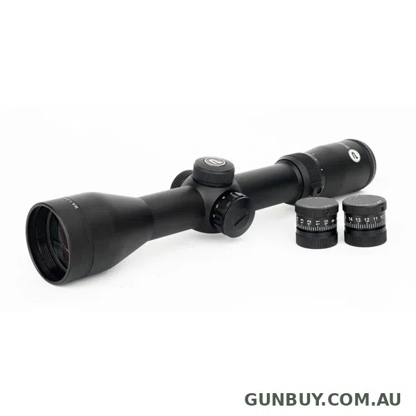 Pecar Optics Black Carbon 1.5-6x42IR Rifle Scope German 4 (P3-15642IR-G4)