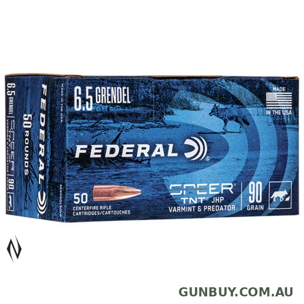Federal Varmint Predator Ammunition 90 Grain Jacketed Hollow Point (50pk)
