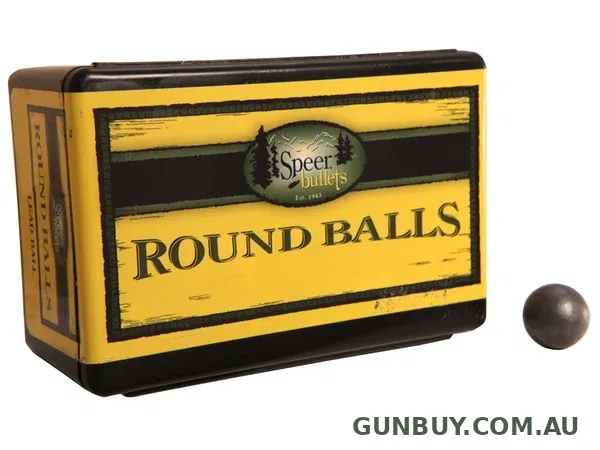 Speer Muzzleloading Bullets Lead Round Ball .495" 182 Grain (100Pk) (5140)