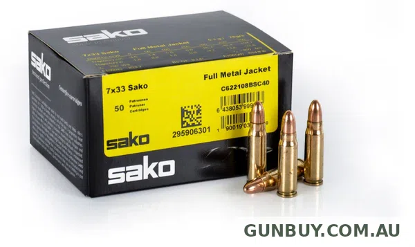 Sako Ammunition 7x33 Speedhead Bullets 78 Grain Full Metal Jacket (50pk)