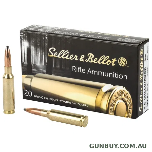 Sellier & Bellot 6.5 Creedmoor Ammunition 140 Grain Soft Point (20pk)