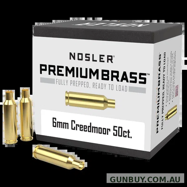 Nosler Premium Unprimed Brass Cases (50pk)