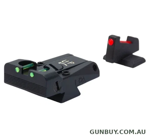 LPA Fibre Optic Adjustable Sights for Browning HP Pistols