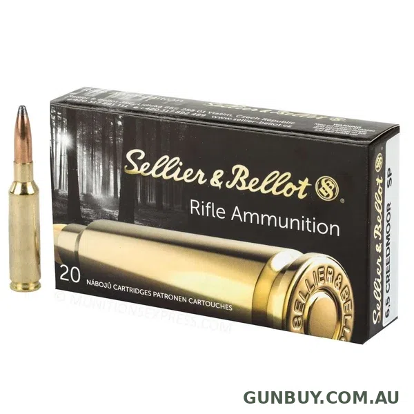 Sellier & Bellot 6.5 Creedmoor Ammunition 156 Grain Soft Point (20pk)
