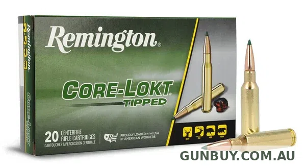 Remington Core-Lokt Tipped Ammunition 6.5 Creedmoor 129 GrainTipped (20pk)
