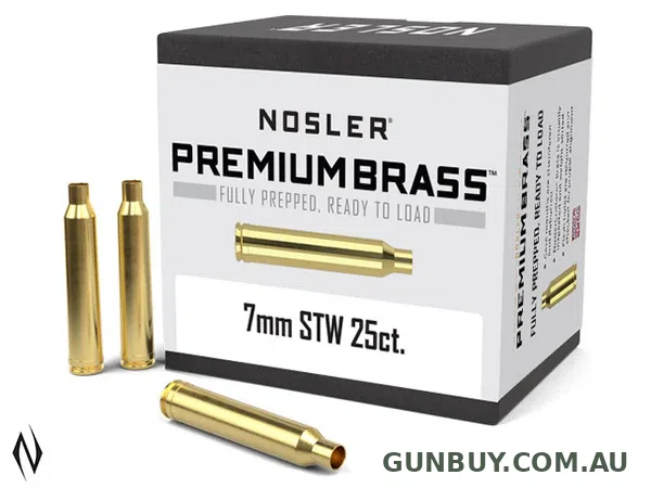 Nosler Custom Unprimed Brass Cases 7mm STW (25pk)