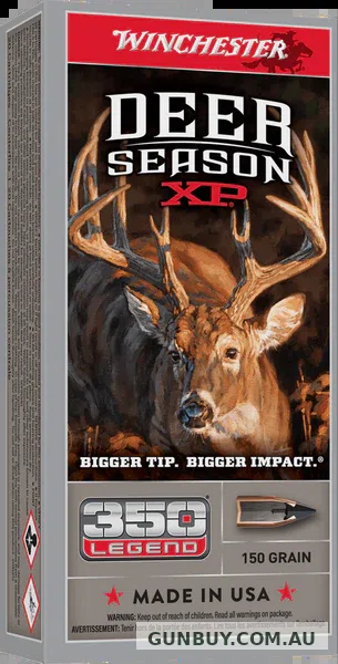 Winchester Deer Season XP Ammunition 350 Legend 150 Grain Extreme Point (20pk)