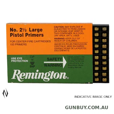 Remington Large Pistol Primers #2-1/2 (100pk)