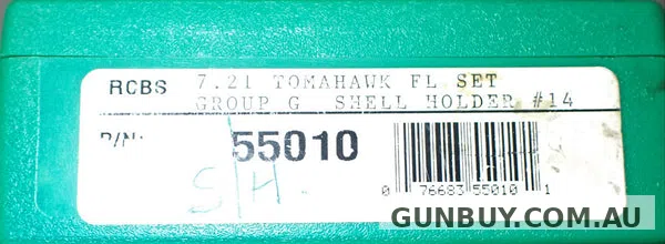 RCBS 2-Die Set 7.21 Tomahawk (U55010)