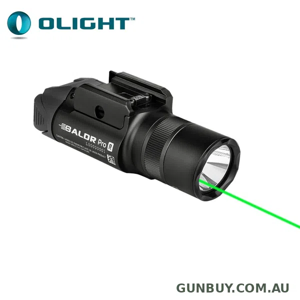 Olight BALDR Pro Rail Mount Light with Green Laser (FOL-BALDR-PRO-R)