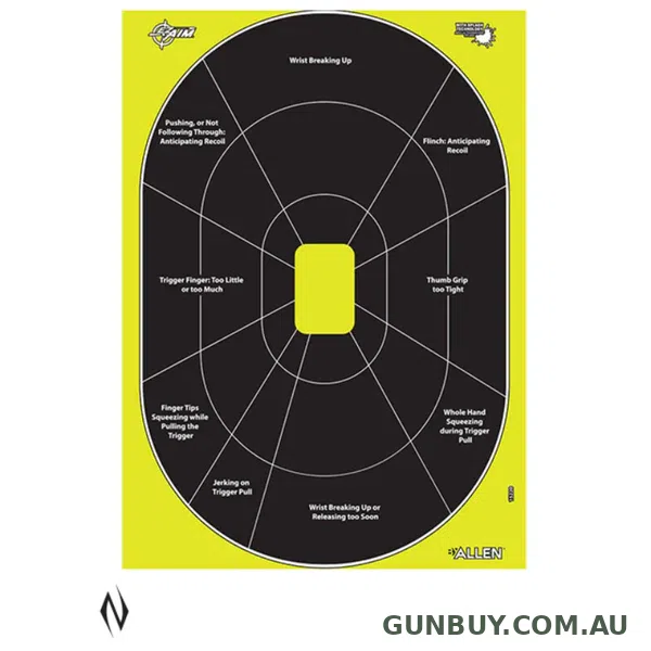 Allen Ez Aim Splash 12"x18" Reactive Handgun Target (8pk)