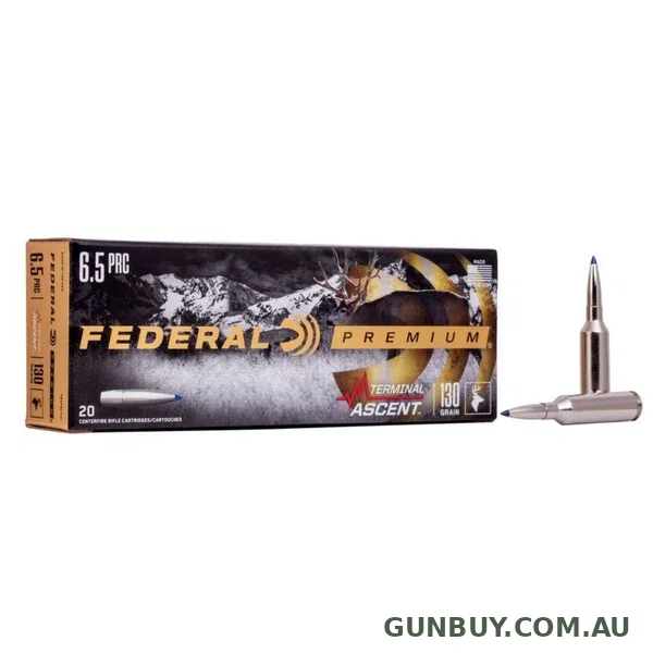 Federal 6.5 PRC Ammunition 130gr Terminal Ascent