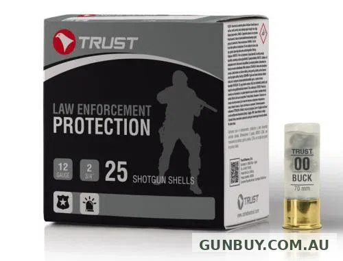 Trust Protection Buck-Postas Lethal Ammunition 2-3/4" OO Buck 9 Pellets (25pk)