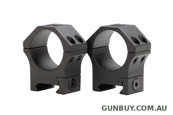 Element Optics 1" XT Weaver/Picatinny Rings Matte Low (54024)