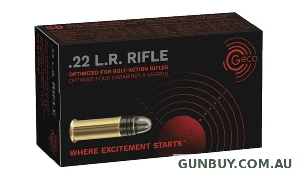 RWS GECO Ammunition 40 Grain Lead Round Nose (50pk)