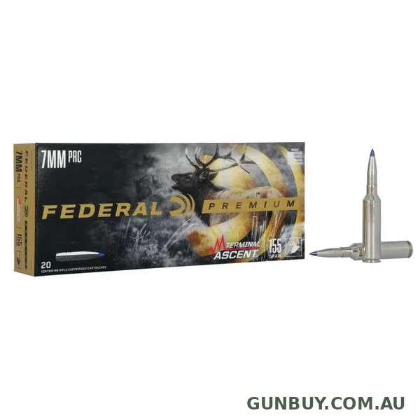 Federal 7mm PRC 155gr Terminal Ascent Ammunition