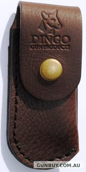 Rebelgunworks Leather Knife Pouch Small (3.5"-4" Knives) Vertical BLACK