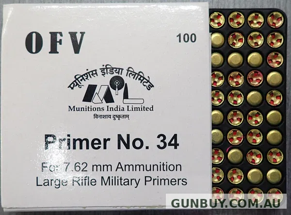 Munitions India OFV Large Rifle Primers (100pk)