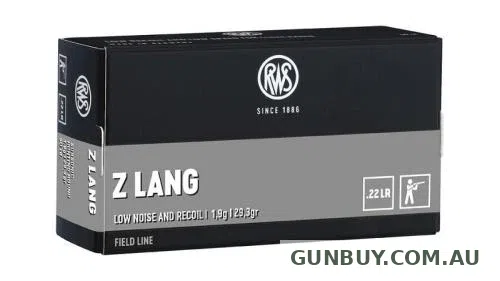 RWS Z LANG Ammunition 30 Grain Lead Round Nose (50pk)