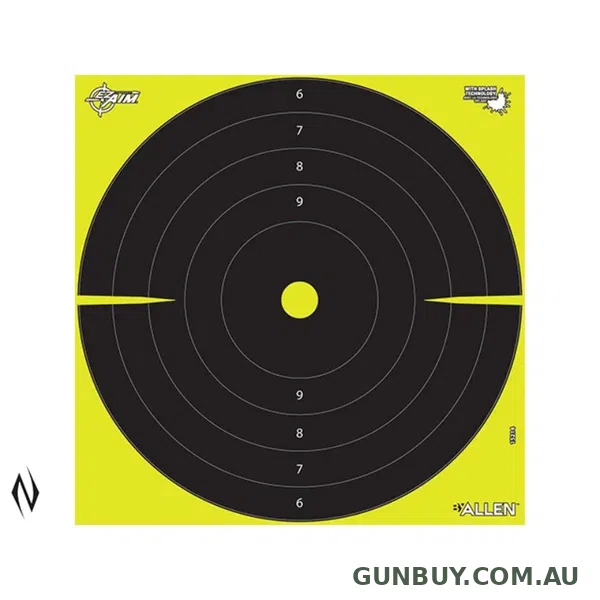 Allen Ez Aim Splash 12"x12" Bullseye Target (12pk)