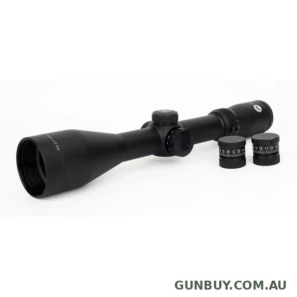 Pecar Optics Black Carbon 2.5-10x50IR Rifle Scope German 4 (P3-251050IR-G4)