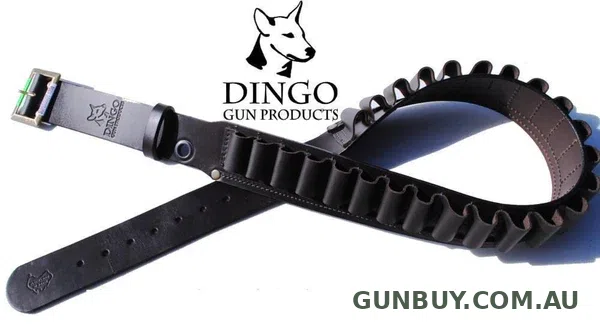 Dingo Leather Small Handgun Belt 38Special - 9mm 42"-52" (38LSHB)
