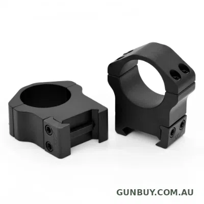 Warne Horizontal 1" High Matte Permanent-Attachment Rings
