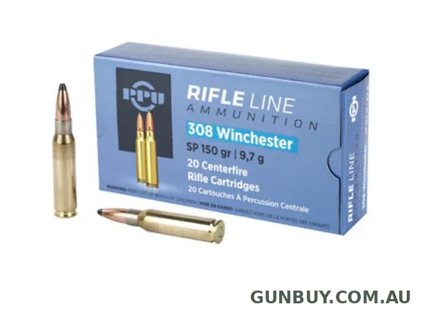 Prvi Partizan PPU Ammunition 308 Winchester 180 Grain Soft Point (20pk)