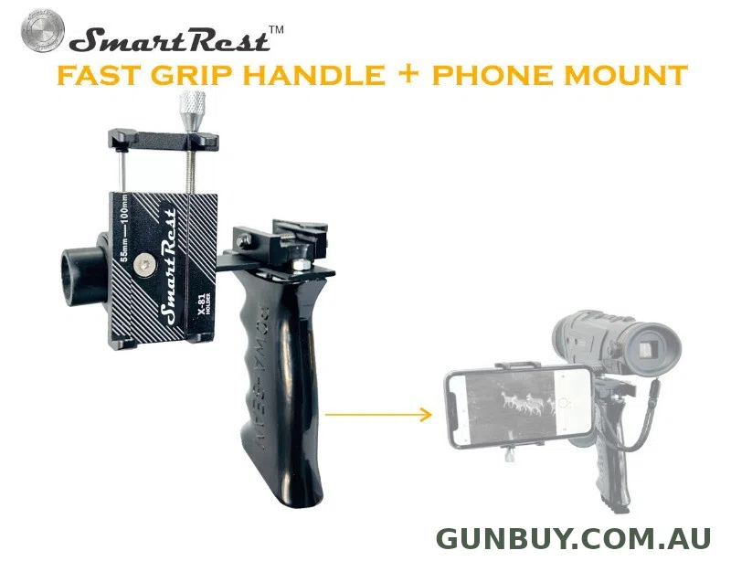 SmartRest Fast Grip Handle + Phone Mount