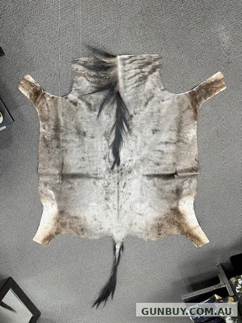 Safarifirearms BLUE WILDEBEEST SKIN HIDE RUG