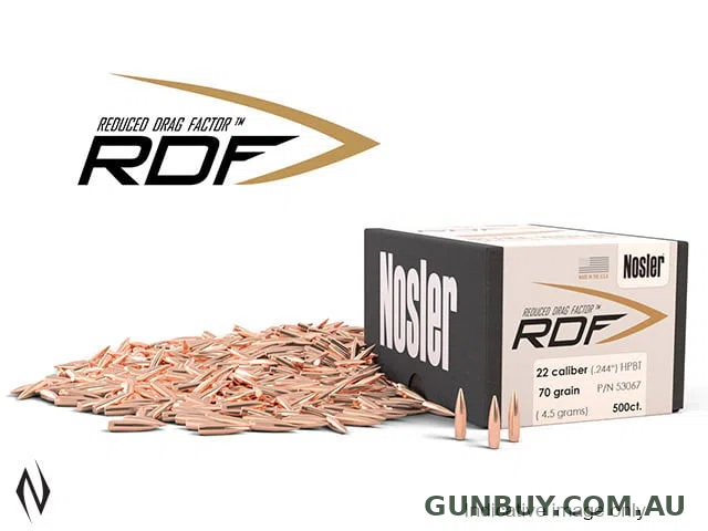 Nosler RDF 224 77gr HPBT 500pk