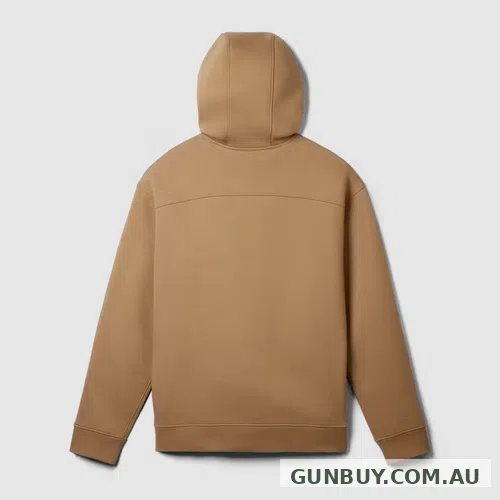 YETI INTL BFTW Badge FL Hoodie Small Bush Brown
