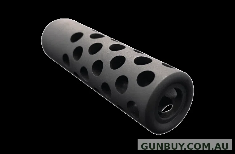 GRIZZLY MUZZLE BRAKE BLUED - THREAD: M15X1P - DIA: 17MM