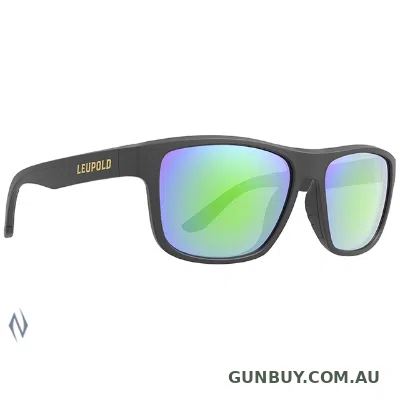 Leupold Sunglasses Katmai Matte Black Emerald Mirror