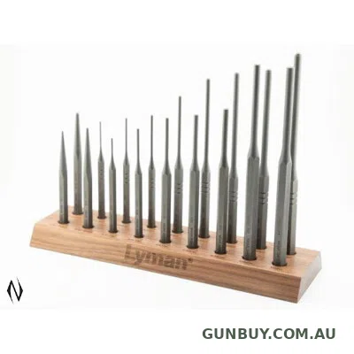 Lyman Armourers 18 PCE Hex Punch Set + Stand