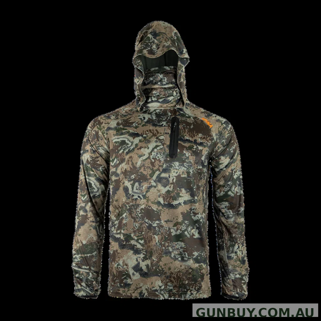 SPIKA Bandit Hoodie - Biarri Camo - Mens -2XL